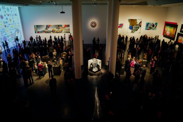 Wernisaż wystawy Stefan Knapp – alchemik i wizjoner [fot. Katarzyna Szymańska / Centrum Sztuki Współczesnej "Znaki Czasu" w Toruniu] Kliknij, aby powiększyć zdjęcie