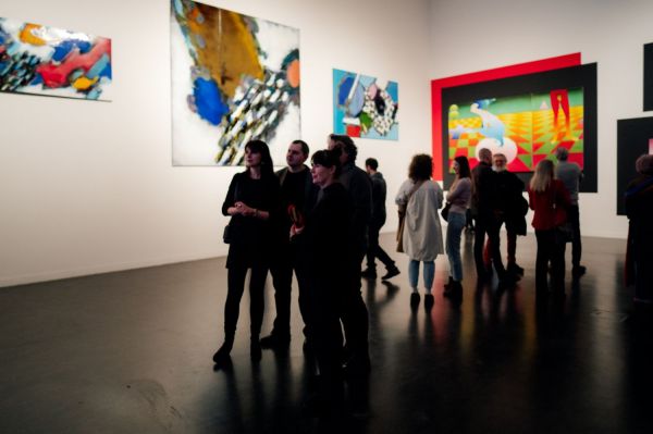 Wernisaż wystawy Stefan Knapp – alchemik i wizjoner [fot. Katarzyna Szymańska / Centrum Sztuki Współczesnej "Znaki Czasu" w Toruniu] Kliknij, aby powiększyć zdjęcie