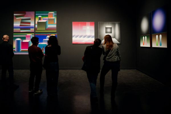 Wernisaż wystawy Stefan Knapp – alchemik i wizjoner [fot. Katarzyna Szymańska / Centrum Sztuki Współczesnej "Znaki Czasu" w Toruniu] Kliknij, aby powiększyć zdjęcie