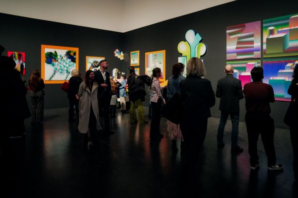 Wernisaż wystawy Stefan Knapp – alchemik i wizjoner [fot. Katarzyna Szymańska / Centrum Sztuki Współczesnej "Znaki Czasu" w Toruniu] Kliknij, aby powiększyć zdjęcie