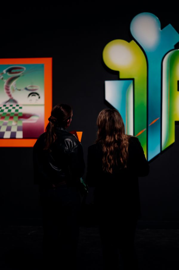 Wernisaż wystawy Stefan Knapp – alchemik i wizjoner [fot. Katarzyna Szymańska / Centrum Sztuki Współczesnej "Znaki Czasu" w Toruniu] Kliknij, aby powiększyć zdjęcie