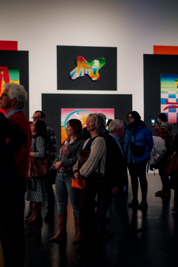 Wernisaż wystawy Stefan Knapp – alchemik i wizjoner [fot. Katarzyna Szymańska / Centrum Sztuki Współczesnej "Znaki Czasu" w Toruniu] Kliknij, aby powiększyć zdjęcie