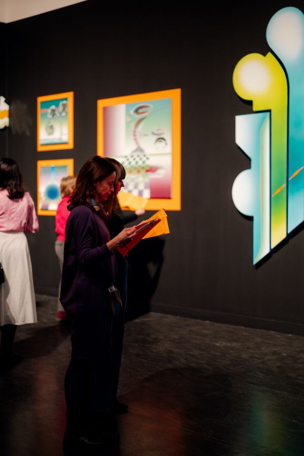 Wernisaż wystawy Stefan Knapp – alchemik i wizjoner [fot. Katarzyna Szymańska / Centrum Sztuki Współczesnej "Znaki Czasu" w Toruniu] Kliknij, aby powiększyć zdjęcie