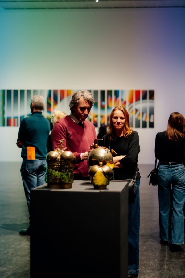 Wernisaż wystawy Stefan Knapp – alchemik i wizjoner [fot. Katarzyna Szymańska / Centrum Sztuki Współczesnej "Znaki Czasu" w Toruniu] Kliknij, aby powiększyć zdjęcie