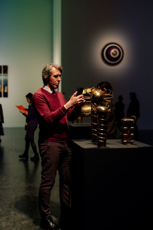 Wernisaż wystawy Stefan Knapp – alchemik i wizjoner [fot. Katarzyna Szymańska / Centrum Sztuki Współczesnej "Znaki Czasu" w Toruniu] Kliknij, aby powiększyć zdjęcie