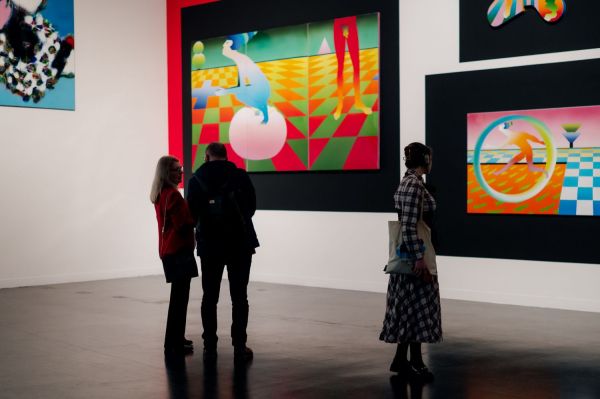 Wernisaż wystawy Stefan Knapp – alchemik i wizjoner [fot. Katarzyna Szymańska / Centrum Sztuki Współczesnej "Znaki Czasu" w Toruniu] Kliknij, aby powiększyć zdjęcie