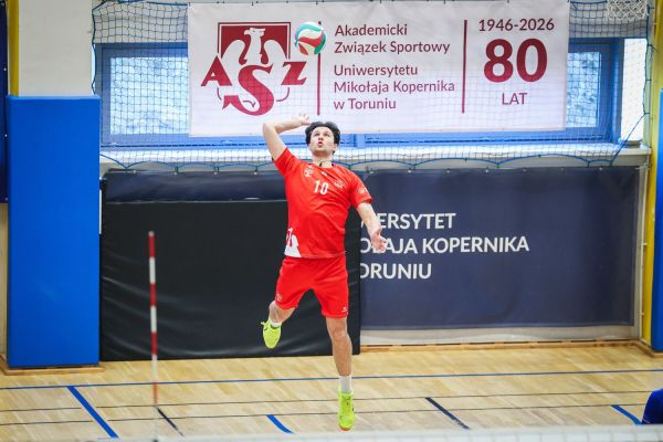 54. Turniej Kopernikański  w siatkówkę (13-15.03.2026, Uniwersyteckie Centrum Sportowe) [fot. Andrzej Romański] Kliknij, aby powiększyć zdjęcie