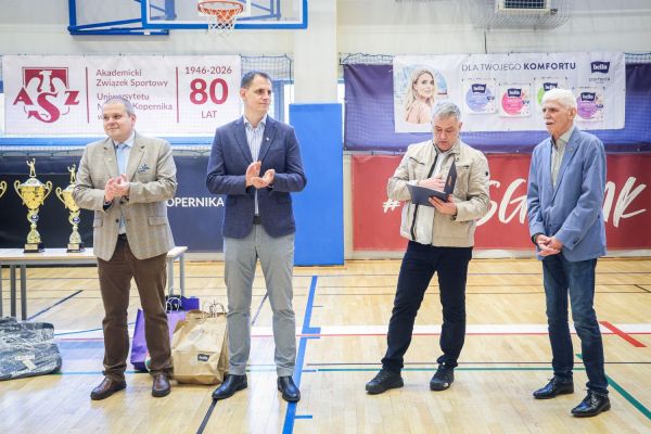 54. Turniej Kopernikański  w siatkówkę (13-15.03.2026, Uniwersyteckie Centrum Sportowe) [fot. Andrzej Romański] Kliknij, aby powiększyć zdjęcie