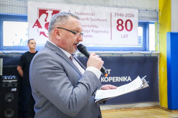 54. Turniej Kopernikański  w siatkówkę (13-15.03.2026, Uniwersyteckie Centrum Sportowe) [fot. Andrzej Romański] Kliknij, aby powiększyć zdjęcie
