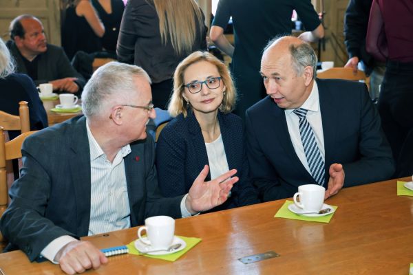 Wręczenie Orderu Zasługi Republiki Federalnej Niemiec prof. Leszkowi Żylińskiemu [Andrzej Romański] Kliknij, aby powiększyć zdjęcie