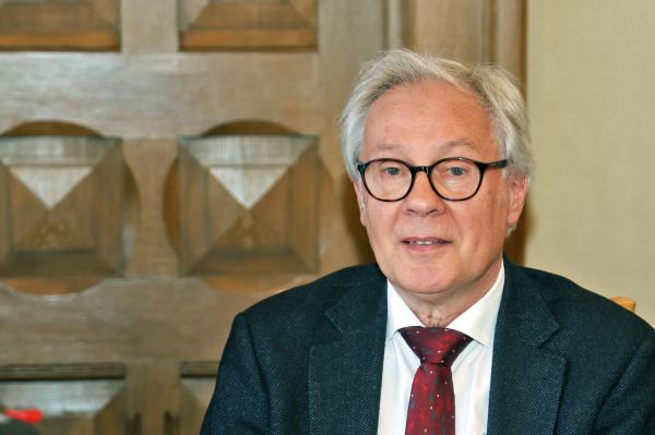Wręczenie Orderu Zasługi Republiki Federalnej Niemiec prof. Leszkowi Żylińskiemu [Andrzej Romański] Kliknij, aby powiększyć zdjęcie