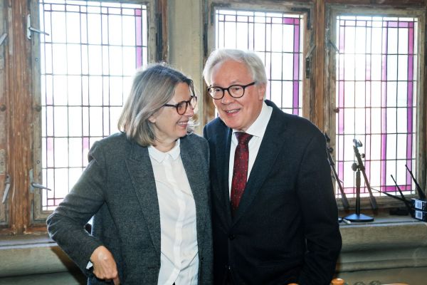 Wręczenie Orderu Zasługi Republiki Federalnej Niemiec prof. Leszkowi Żylińskiemu [Andrzej Romański] Kliknij, aby powiększyć zdjęcie