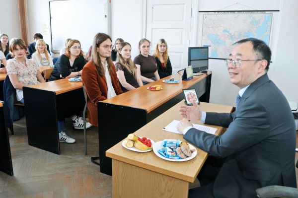 Wizyta Ambasadora Nadzwyczajnego i Pełnomocnego Chińskiej Republiki Ludowej w Polsce (21.05.2026) [Andrzej Romański] Kliknij, aby powiększyć zdjęcie
