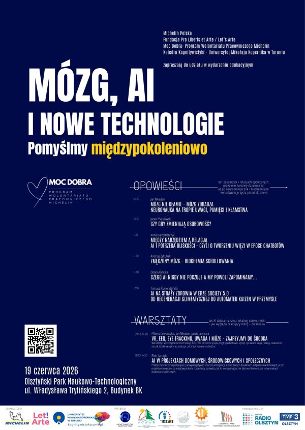 Mózg, AI i nowe technologie. Pomyślmy międzypokoleniowo Kliknij, aby powiększyć zdjęcie