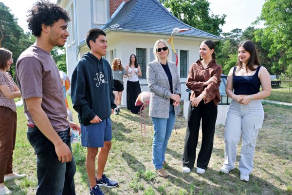 Wolontariusze z Europejskiego Korpusu Solidarności w Kopernikańskim Ośrodku Integracji [fot. Andrzej Romański] Kliknij, aby powiększyć zdjęcie