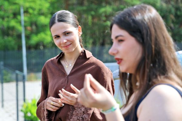 Wolontariusze z Europejskiego Korpusu Solidarności w Kopernikańskim Ośrodku Integracji [fot. Andrzej Romański] Kliknij, aby powiększyć zdjęcie