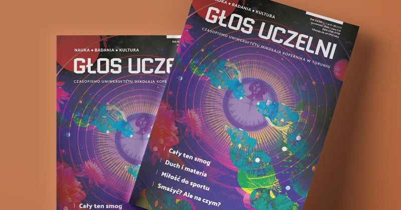  Dwie okładki najnowszego numeru "Głosu Uczelni"