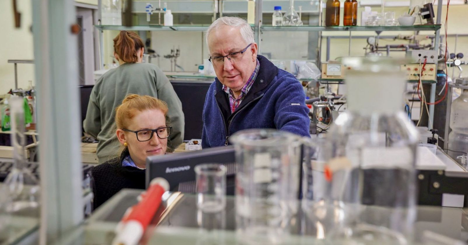 Dr hab. Joanna Kujawa, Prof. NCU and Prof. Dr hab. Wojciech Kujawski from the Faculty of Chemistry, NCU Dr hab. Joanna Kujawa, Prof. NCU and Prof. Dr hab. Wojciech Kujawski from the Faculty of Chemistry, NCU