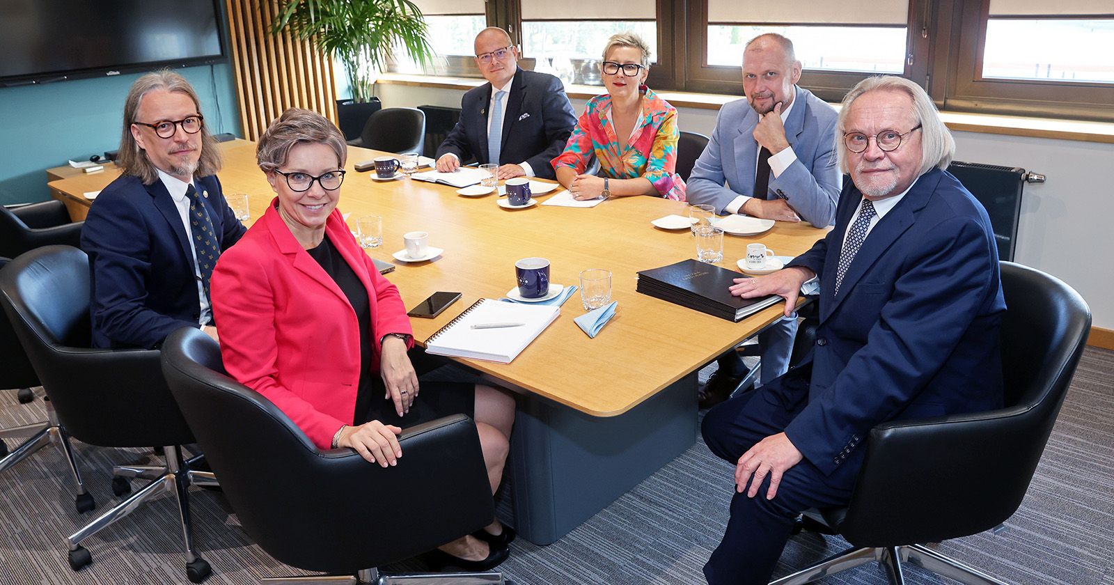 On Monday 2 September, prof. dr habil. Andrzej Tretyn, the new Rector of the Nicolaus Copernicus University in Toruń, and his team of appointed Vice- Rectors met at the first rector's meeting 